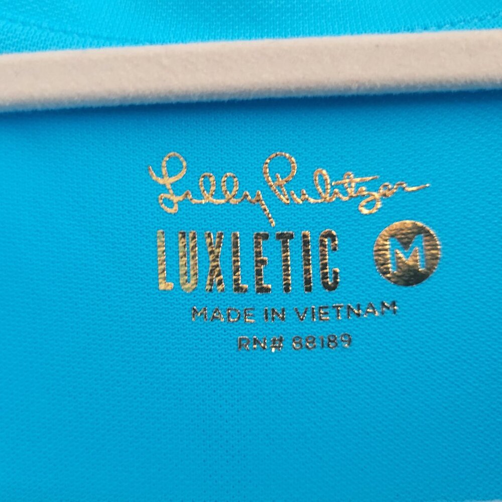 Lilly Pulitzer Luxletics Frida Puff Sleeve Polo - Picture 5 of 8